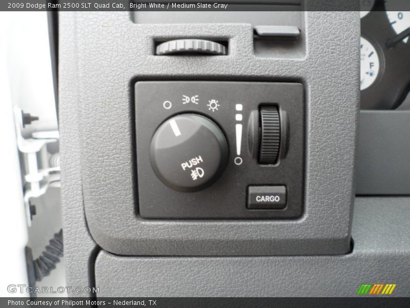 Controls of 2009 Ram 2500 SLT Quad Cab