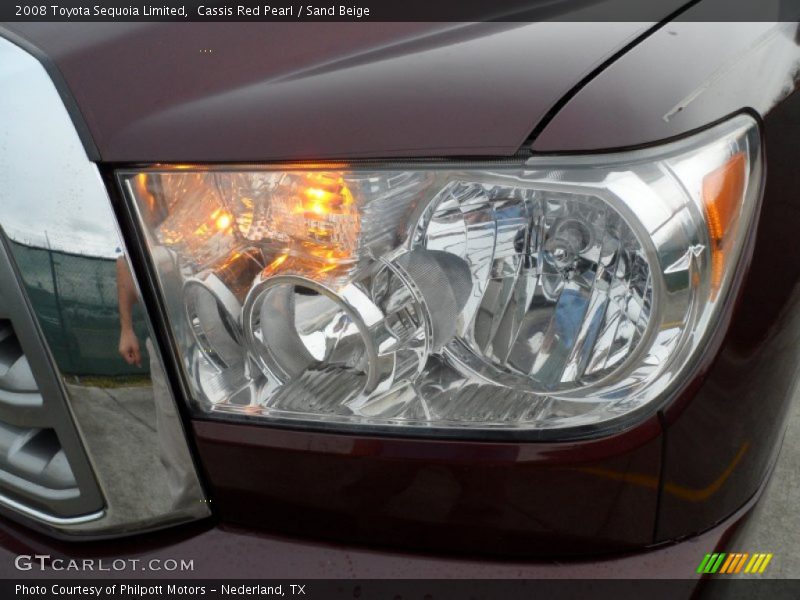 Cassis Red Pearl / Sand Beige 2008 Toyota Sequoia Limited