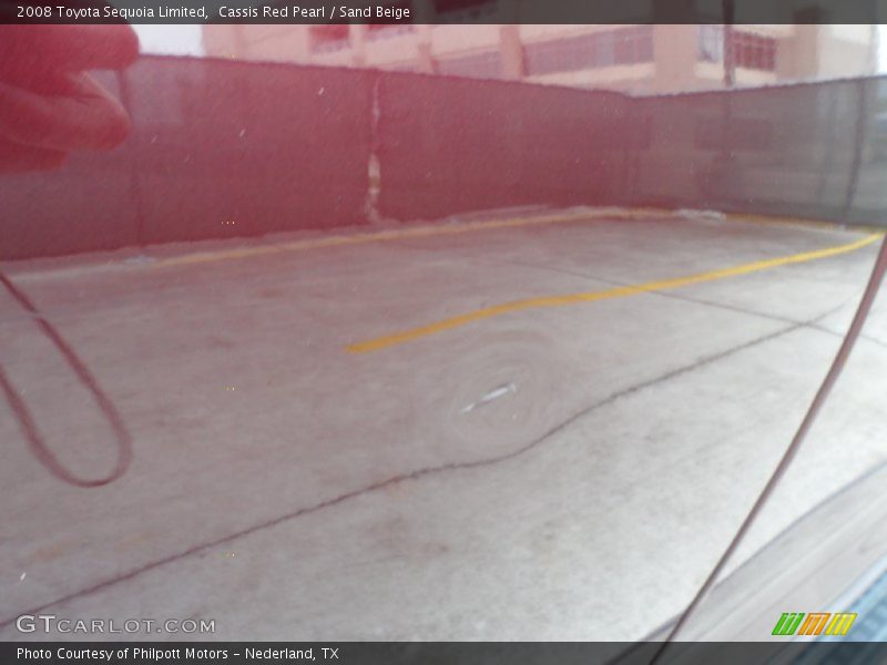 Cassis Red Pearl / Sand Beige 2008 Toyota Sequoia Limited