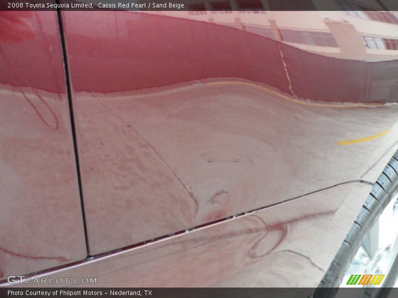 Cassis Red Pearl / Sand Beige 2008 Toyota Sequoia Limited