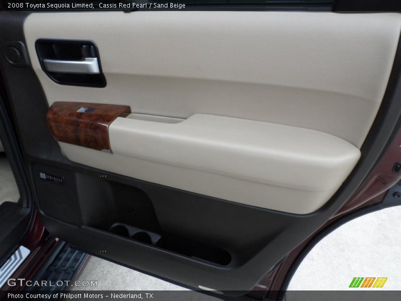 Cassis Red Pearl / Sand Beige 2008 Toyota Sequoia Limited