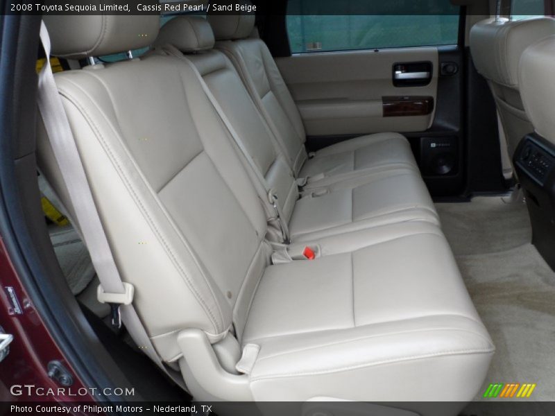 Cassis Red Pearl / Sand Beige 2008 Toyota Sequoia Limited