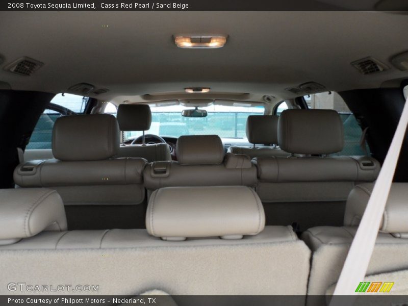 Cassis Red Pearl / Sand Beige 2008 Toyota Sequoia Limited