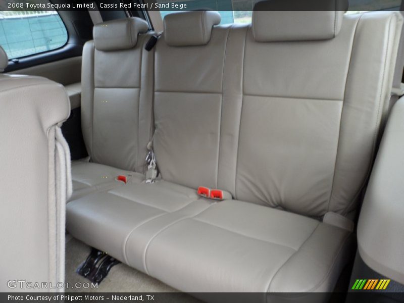 Cassis Red Pearl / Sand Beige 2008 Toyota Sequoia Limited