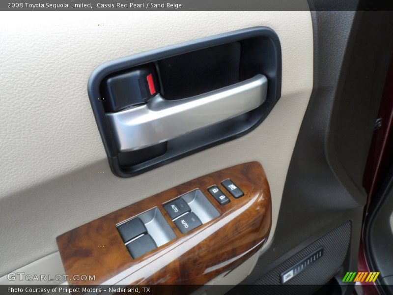 Cassis Red Pearl / Sand Beige 2008 Toyota Sequoia Limited