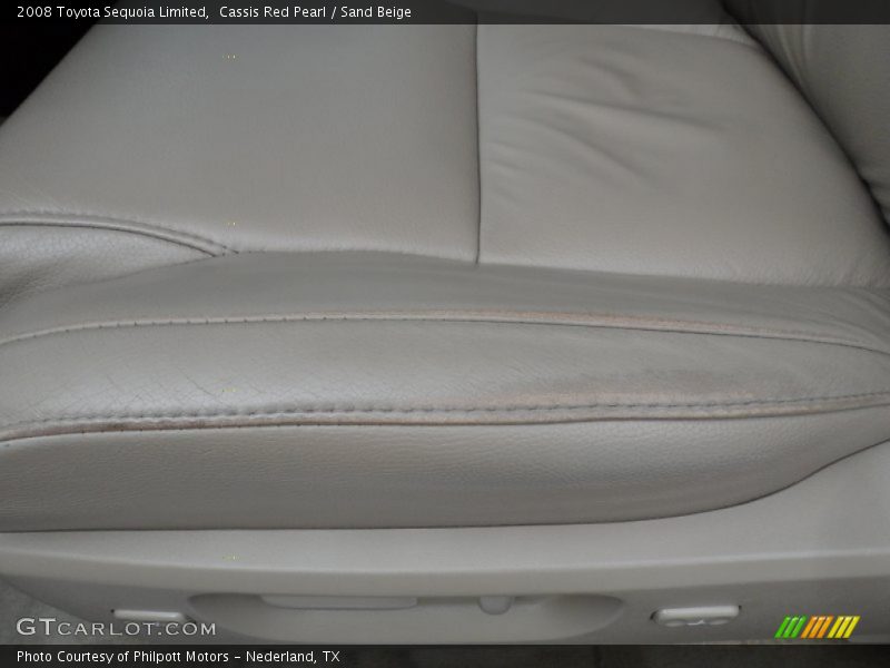 Cassis Red Pearl / Sand Beige 2008 Toyota Sequoia Limited