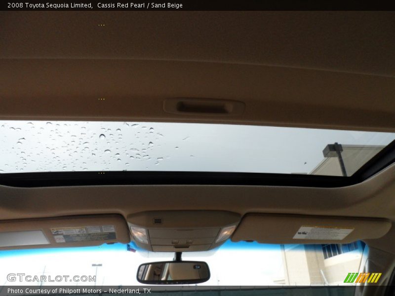 Cassis Red Pearl / Sand Beige 2008 Toyota Sequoia Limited