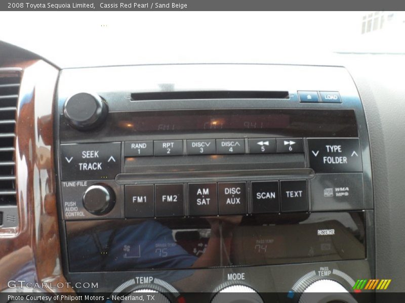 Cassis Red Pearl / Sand Beige 2008 Toyota Sequoia Limited