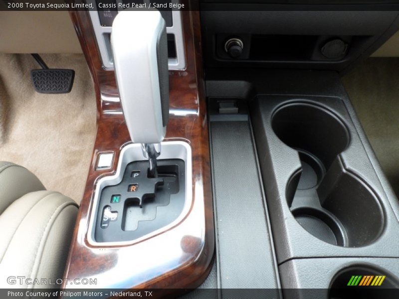 Cassis Red Pearl / Sand Beige 2008 Toyota Sequoia Limited