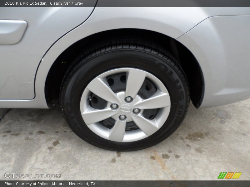 Clear Silver / Gray 2010 Kia Rio LX Sedan