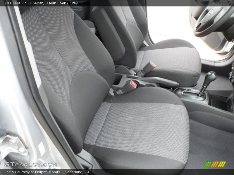 Clear Silver / Gray 2010 Kia Rio LX Sedan