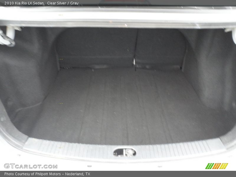 Clear Silver / Gray 2010 Kia Rio LX Sedan
