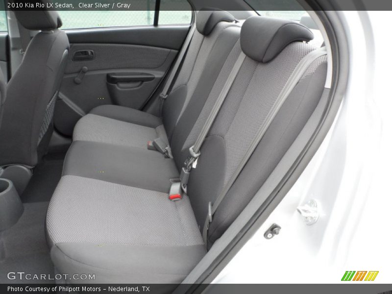 Clear Silver / Gray 2010 Kia Rio LX Sedan