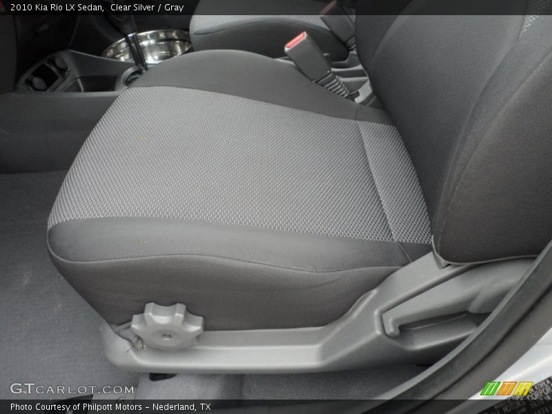 Clear Silver / Gray 2010 Kia Rio LX Sedan