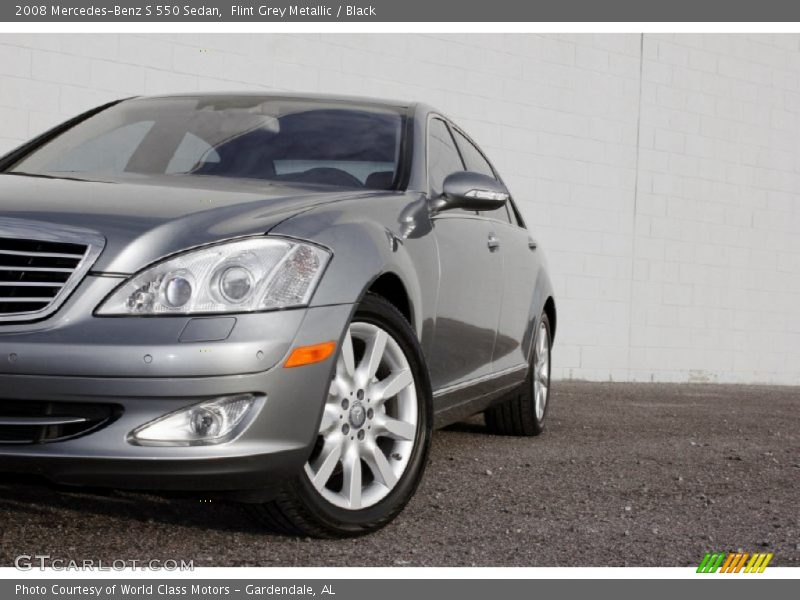 Flint Grey Metallic / Black 2008 Mercedes-Benz S 550 Sedan
