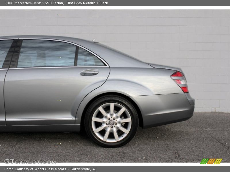 Flint Grey Metallic / Black 2008 Mercedes-Benz S 550 Sedan