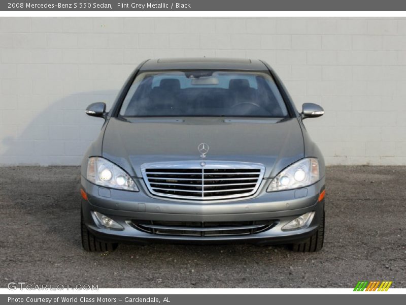 Flint Grey Metallic / Black 2008 Mercedes-Benz S 550 Sedan