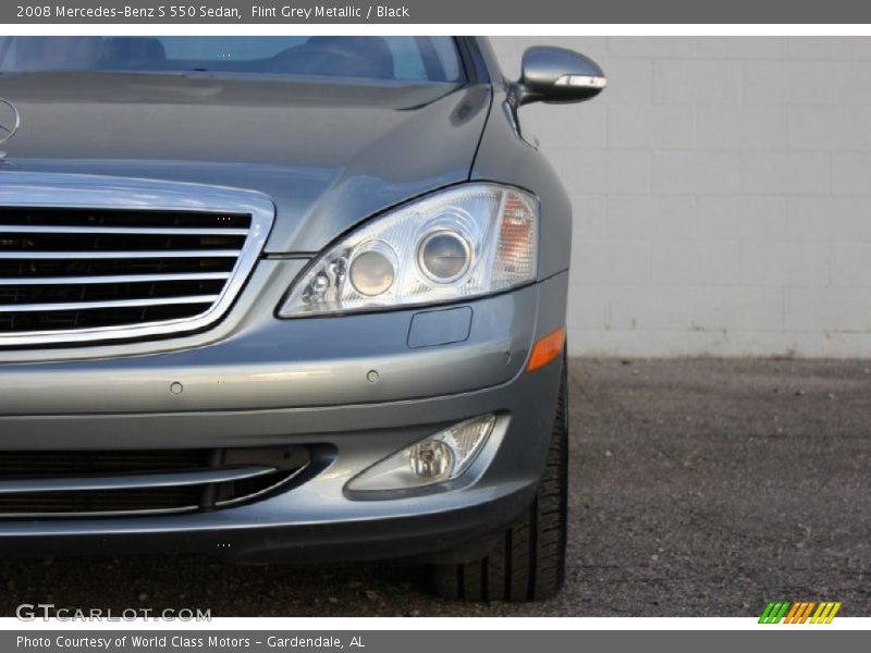Flint Grey Metallic / Black 2008 Mercedes-Benz S 550 Sedan