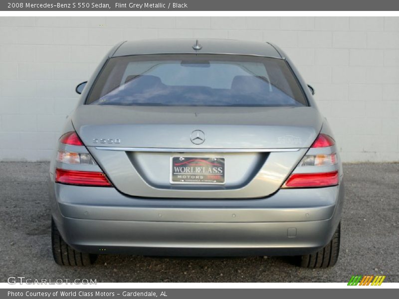 Flint Grey Metallic / Black 2008 Mercedes-Benz S 550 Sedan