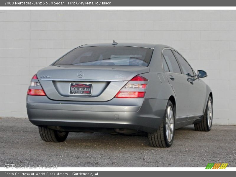 Flint Grey Metallic / Black 2008 Mercedes-Benz S 550 Sedan