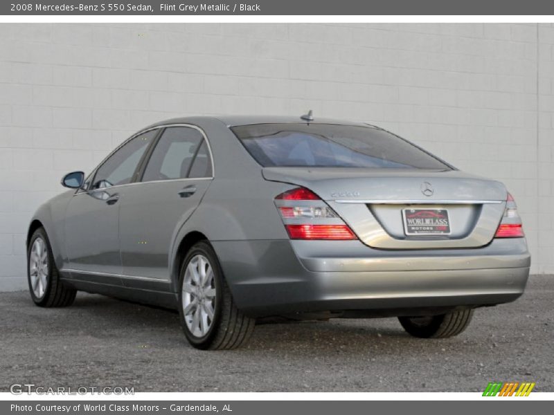 Flint Grey Metallic / Black 2008 Mercedes-Benz S 550 Sedan