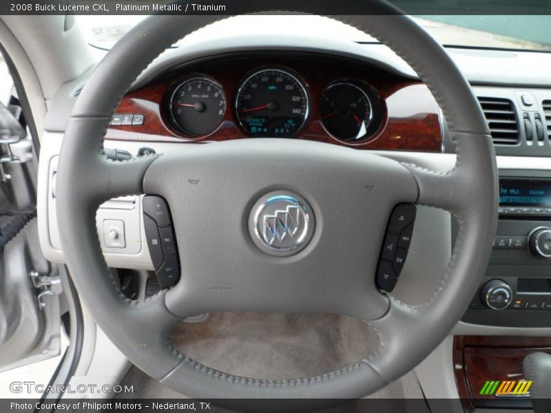 Platinum Metallic / Titanium 2008 Buick Lucerne CXL