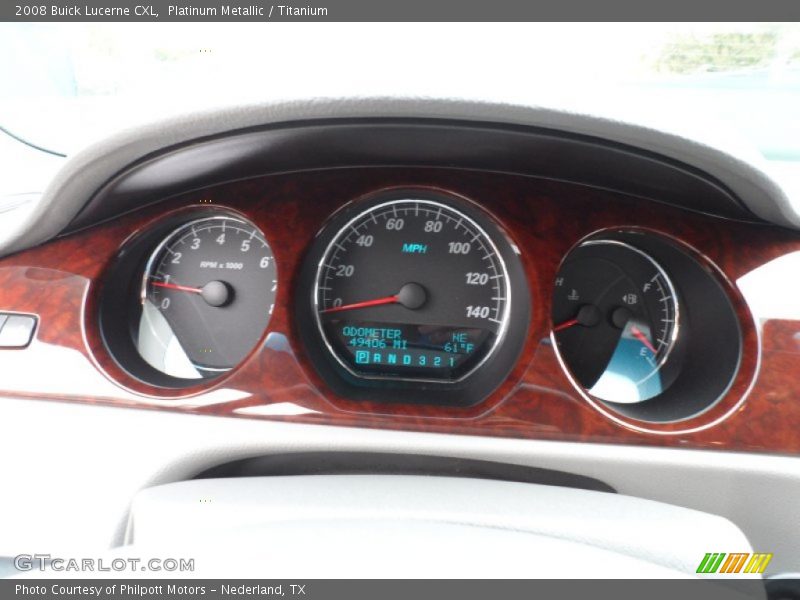 Platinum Metallic / Titanium 2008 Buick Lucerne CXL