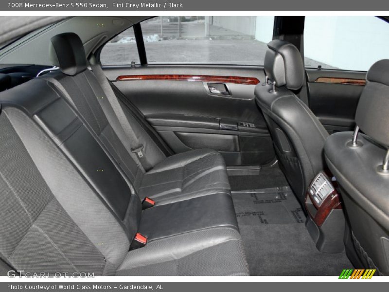 Flint Grey Metallic / Black 2008 Mercedes-Benz S 550 Sedan