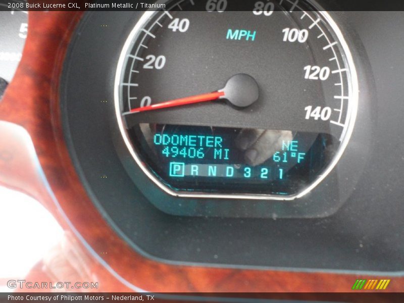 Platinum Metallic / Titanium 2008 Buick Lucerne CXL