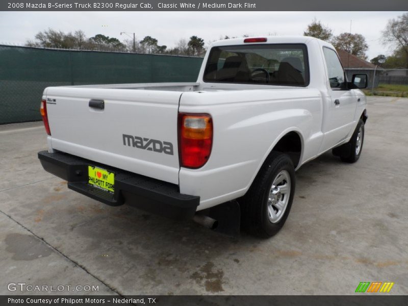 Classic White / Medium Dark Flint 2008 Mazda B-Series Truck B2300 Regular Cab