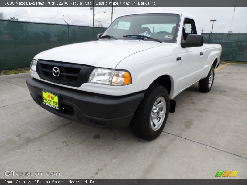 Classic White / Medium Dark Flint 2008 Mazda B-Series Truck B2300 Regular Cab