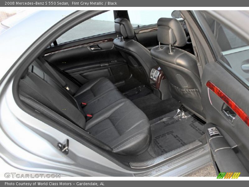 Flint Grey Metallic / Black 2008 Mercedes-Benz S 550 Sedan