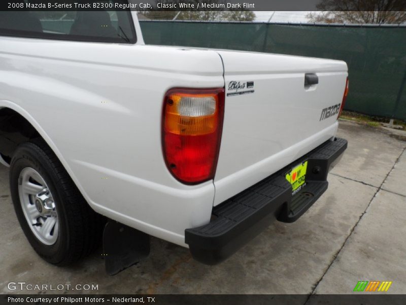 Classic White / Medium Dark Flint 2008 Mazda B-Series Truck B2300 Regular Cab