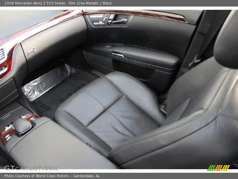 Flint Grey Metallic / Black 2008 Mercedes-Benz S 550 Sedan