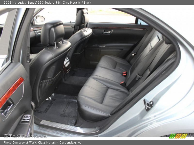 Flint Grey Metallic / Black 2008 Mercedes-Benz S 550 Sedan