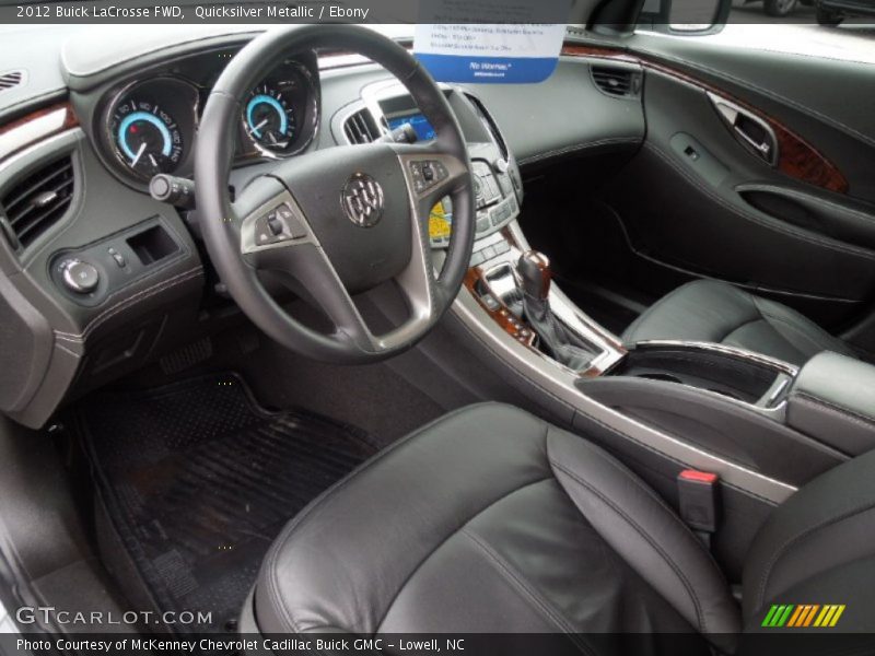 Quicksilver Metallic / Ebony 2012 Buick LaCrosse FWD