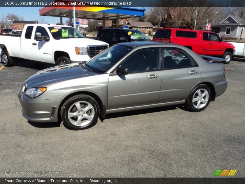 Steel Gray Metallic / Anthracite Black 2006 Subaru Impreza 2.5i Sedan