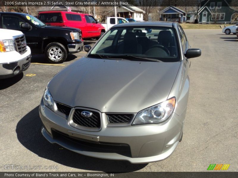 Steel Gray Metallic / Anthracite Black 2006 Subaru Impreza 2.5i Sedan