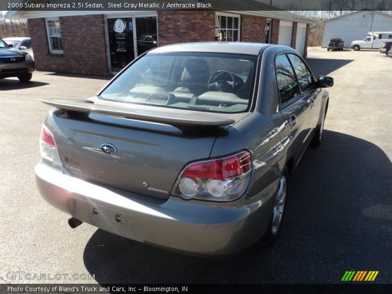 Steel Gray Metallic / Anthracite Black 2006 Subaru Impreza 2.5i Sedan