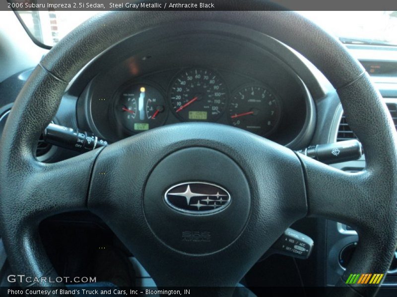 Steel Gray Metallic / Anthracite Black 2006 Subaru Impreza 2.5i Sedan