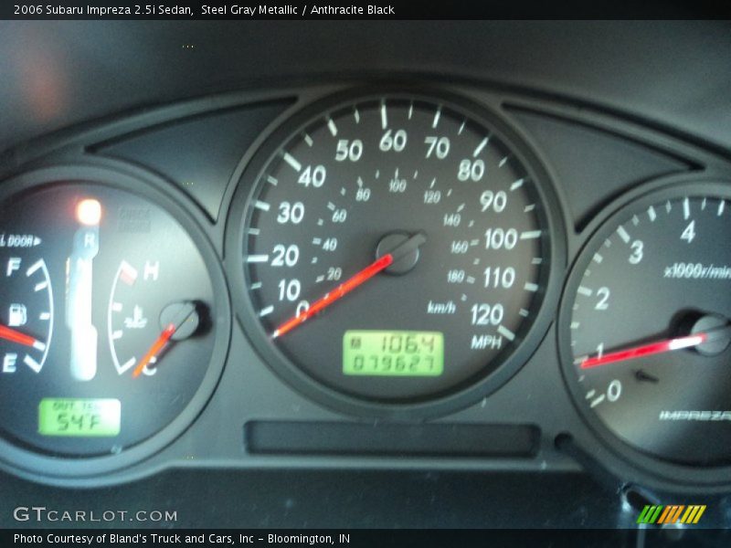 Steel Gray Metallic / Anthracite Black 2006 Subaru Impreza 2.5i Sedan