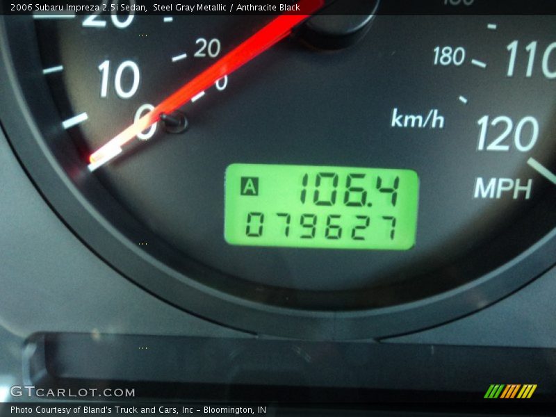 Steel Gray Metallic / Anthracite Black 2006 Subaru Impreza 2.5i Sedan
