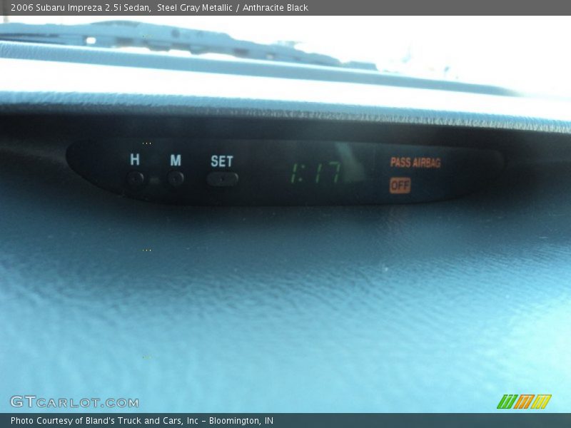 Steel Gray Metallic / Anthracite Black 2006 Subaru Impreza 2.5i Sedan
