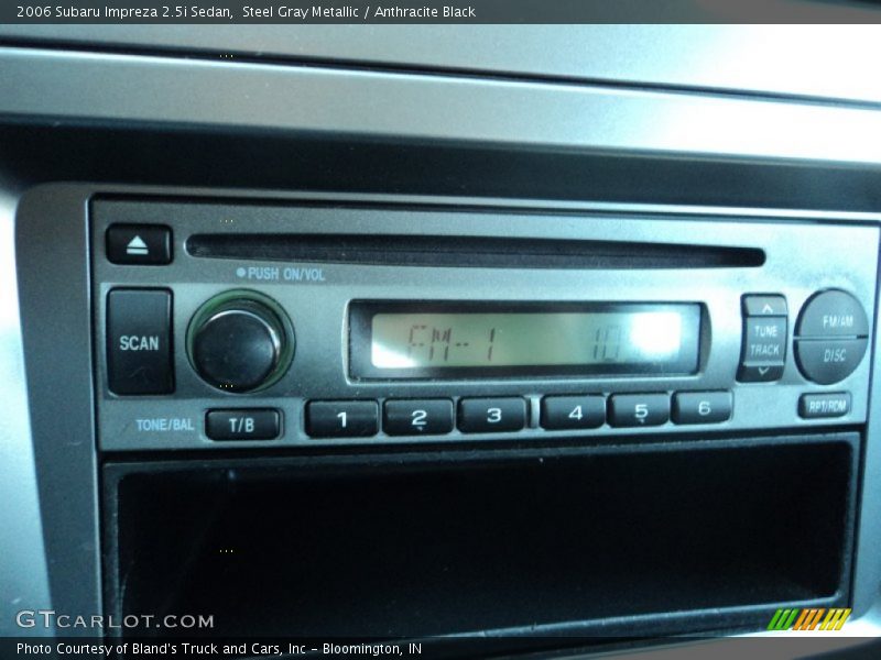 Steel Gray Metallic / Anthracite Black 2006 Subaru Impreza 2.5i Sedan