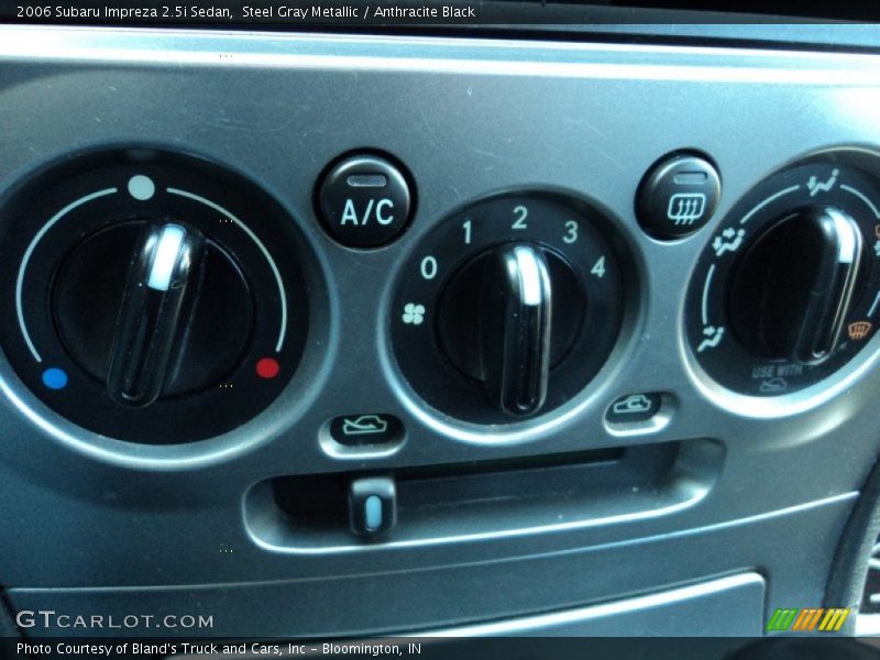 Steel Gray Metallic / Anthracite Black 2006 Subaru Impreza 2.5i Sedan