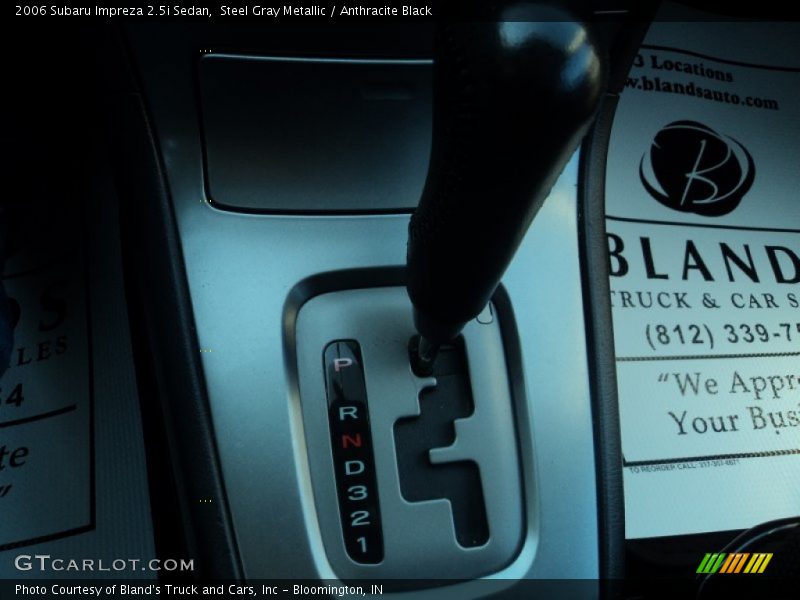 Steel Gray Metallic / Anthracite Black 2006 Subaru Impreza 2.5i Sedan