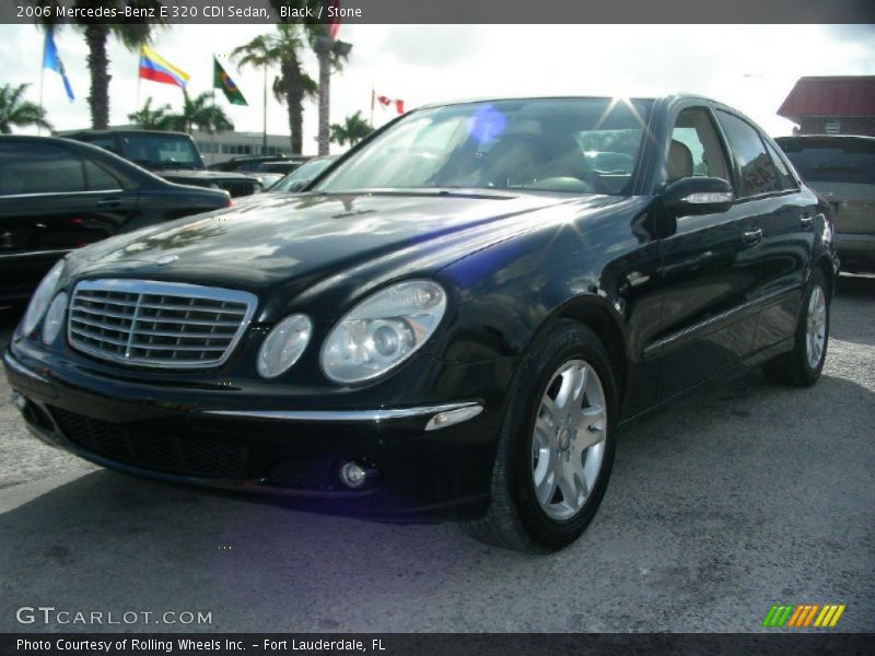Black / Stone 2006 Mercedes-Benz E 320 CDI Sedan