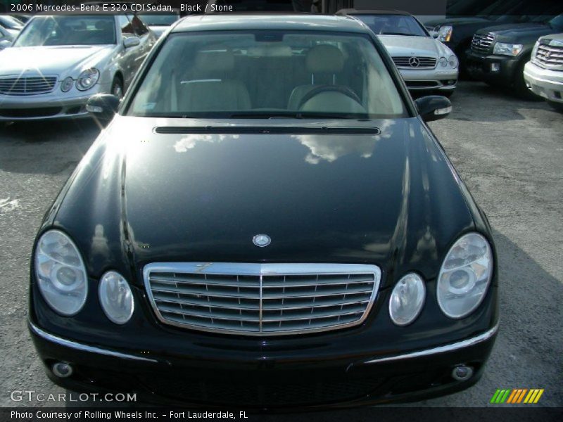 Black / Stone 2006 Mercedes-Benz E 320 CDI Sedan