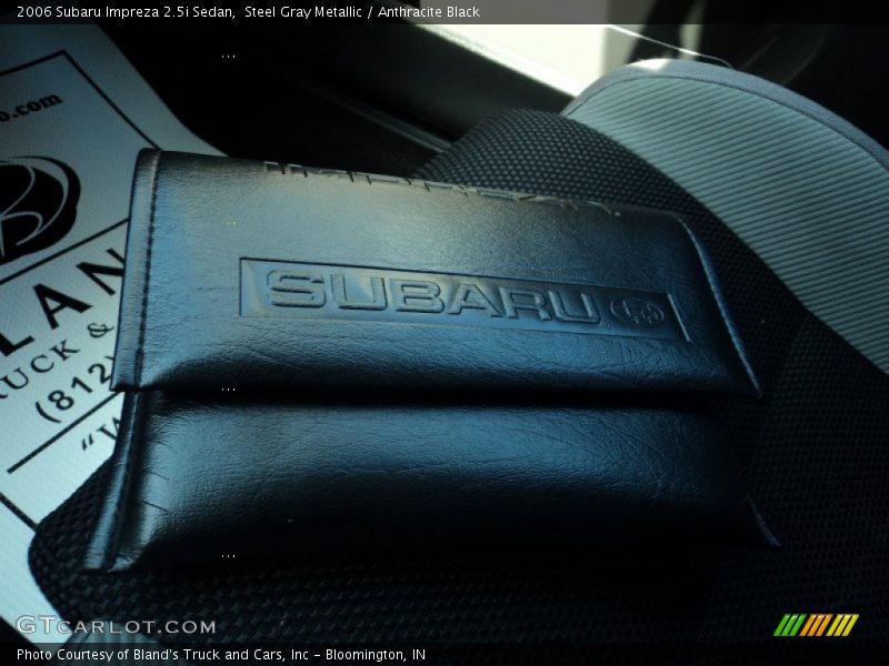 Steel Gray Metallic / Anthracite Black 2006 Subaru Impreza 2.5i Sedan