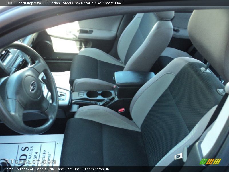 Steel Gray Metallic / Anthracite Black 2006 Subaru Impreza 2.5i Sedan